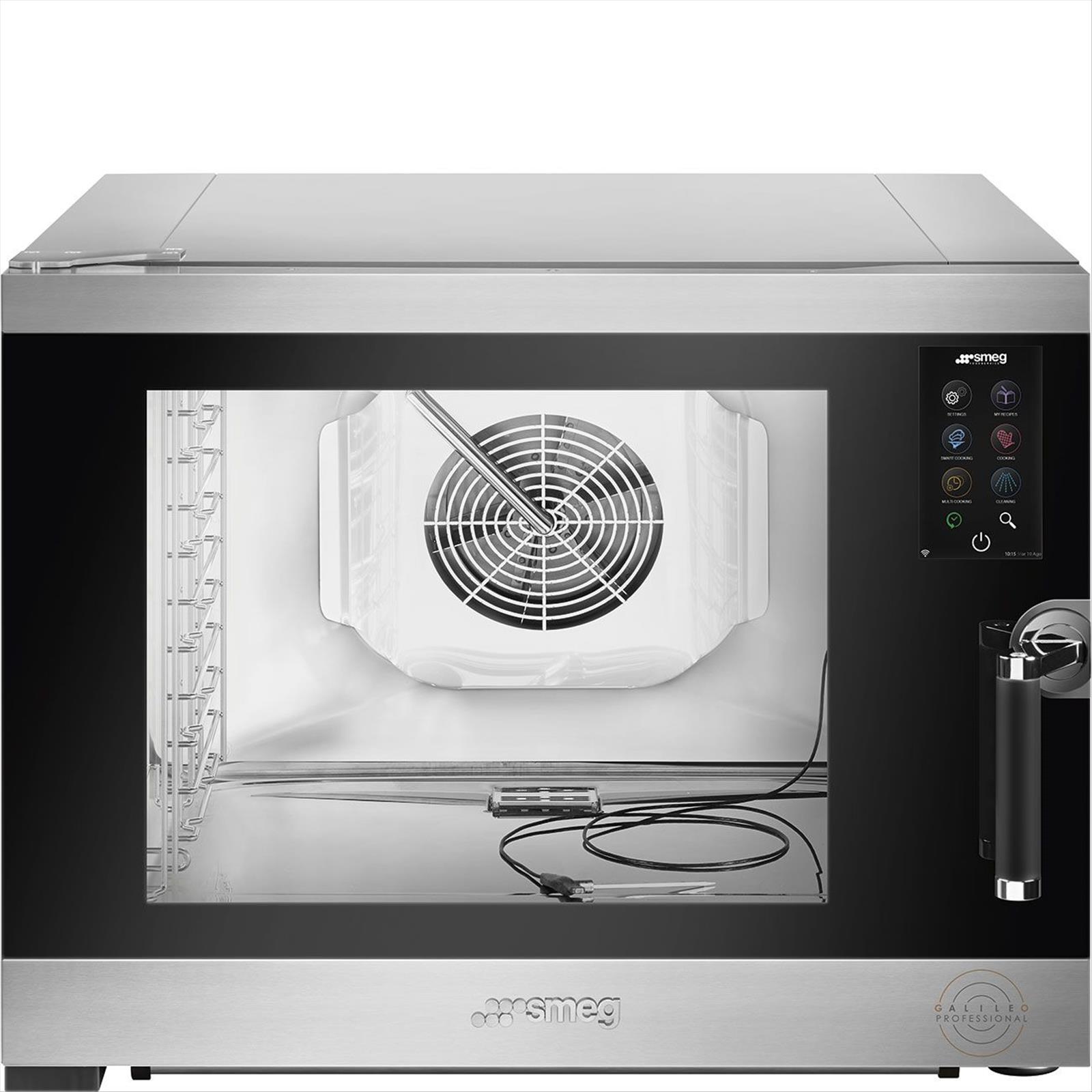 Kombiångugn Smeg Galileo Professionell ugn Rostfritt stål PO45LSE