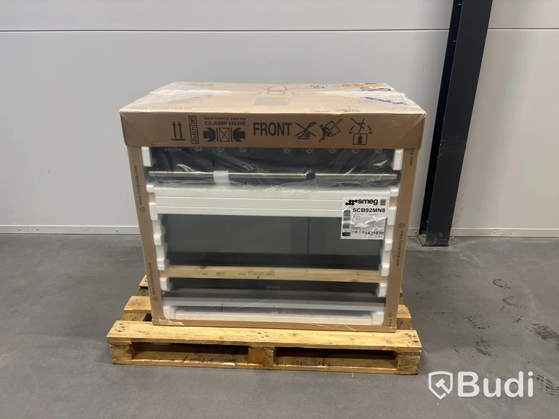 Gasspis Smeg 90x60 cm Elektrisk ugn Svart Classic SCB92MN8