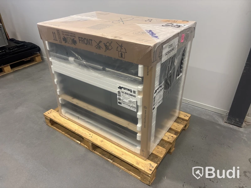 Gasspis Smeg 90x60 cm Elektrisk ugn Svart Classic SCB92MN8
