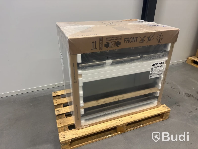 Gasspis Smeg 90x60 cm Elektrisk ugn Svart Classic SCB92MN8