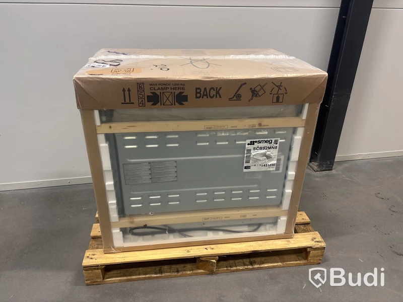 Gasspis Smeg 90x60 cm Elektrisk ugn Svart Classic SCB92MN8