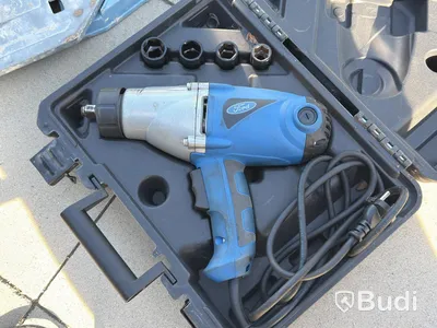 Tool lot - Sigma tile cutter, impact wrench, reciprocating saw and 2 kW fan heater