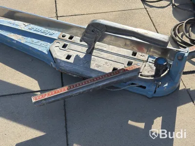 Tool lot - Sigma tile cutter, impact wrench, reciprocating saw and 2 kW fan heater
