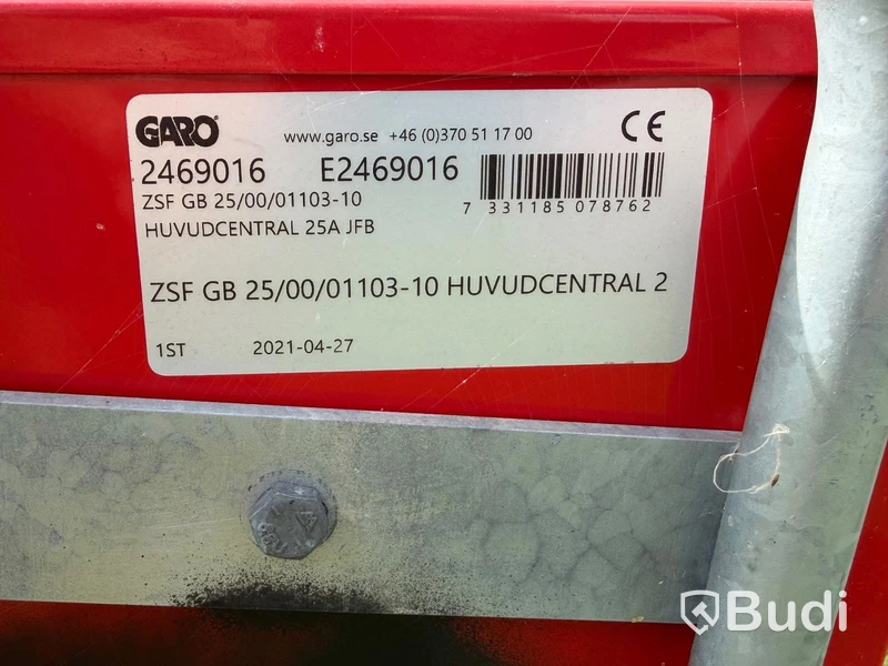 Elcentral Garo ZSF25, huvudcentral 25A