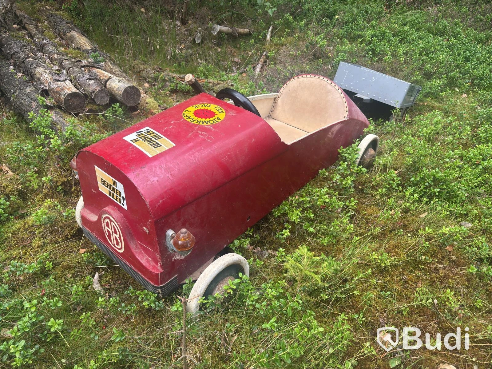 Vintage pedal car