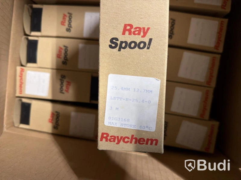 Krympslang Raychem RaySpool – Parti med kartonger