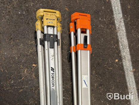 2 st. Stativ för Laser / Mätinstrument Topcon & Nedo