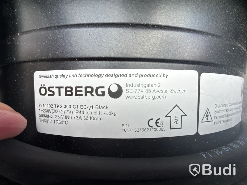 Takfläkt Östberg TKS 300 C1 Ec