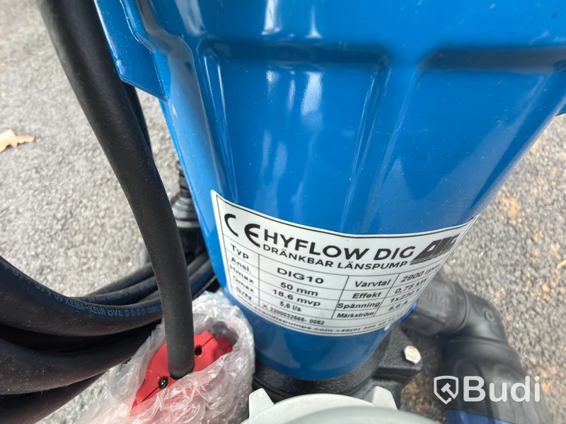 Dränkbar pump Hyflow DIG10, 750 W