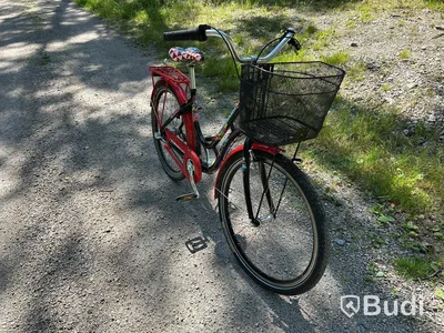 Cykel Monark, med korg och pakethållare
