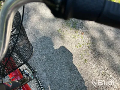 Cykel Monark, med korg och pakethållare