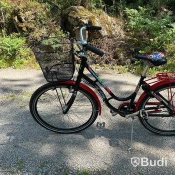 Cykel Monark, med korg och pakethållare