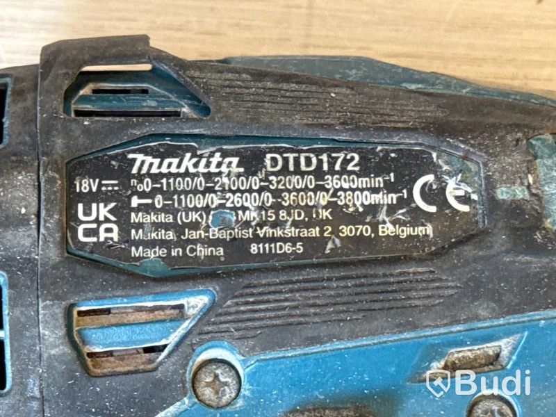 5 st batterimaskiner Makita