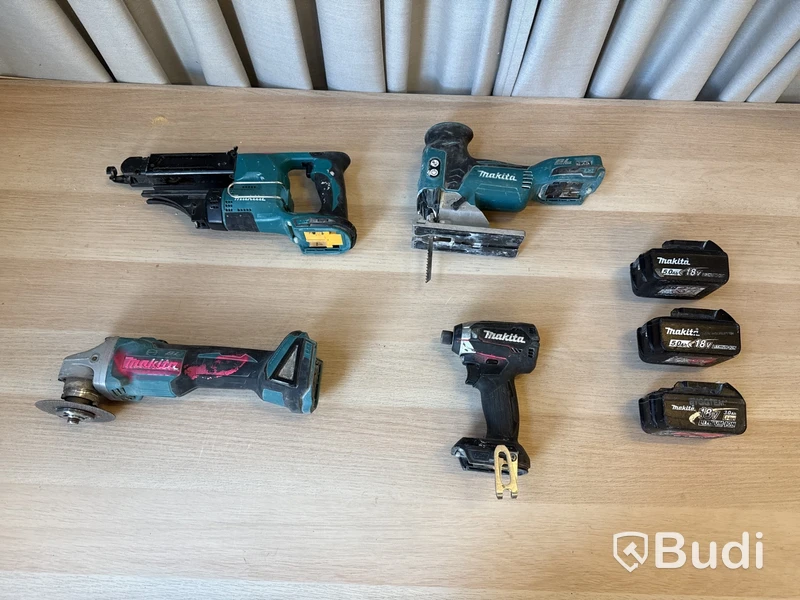 4 st batterimaskiner Makita