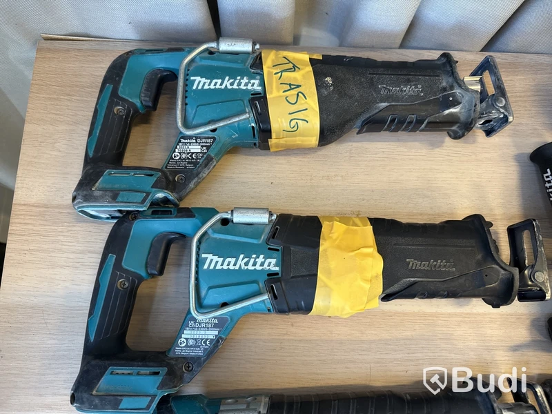 15 st batterimaskiner Makita & Fein | Reservdelsobjekt