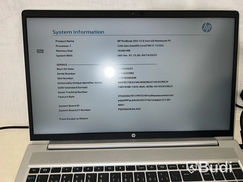 Laptop HP ProBook 450 G9, i7, 16 GB RAM