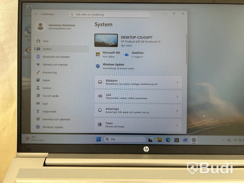 Laptop HP ProBook 640 G8, i5, 16 GB RAM