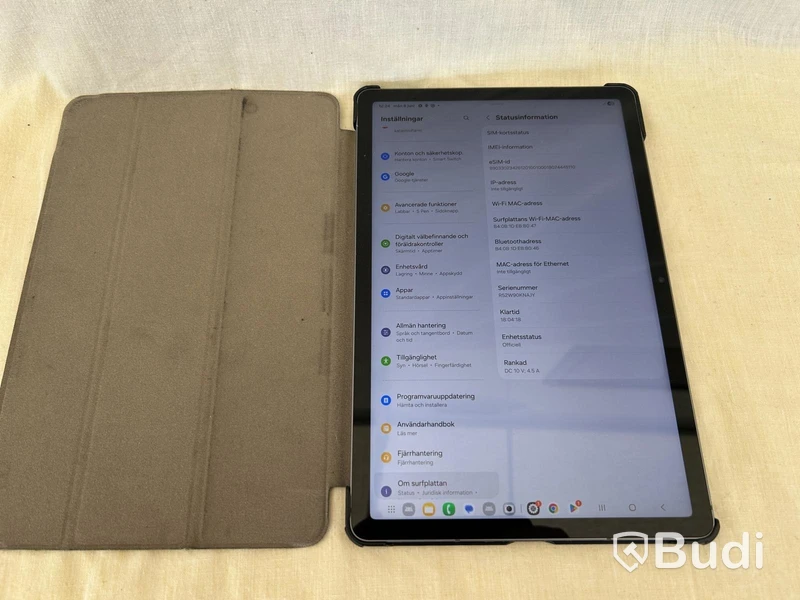 Surfplatta Samsung Galaxy Tab S9 FE 5G