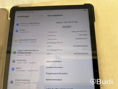 Surfplatta Samsung Galaxy Tab S9 FE 5G