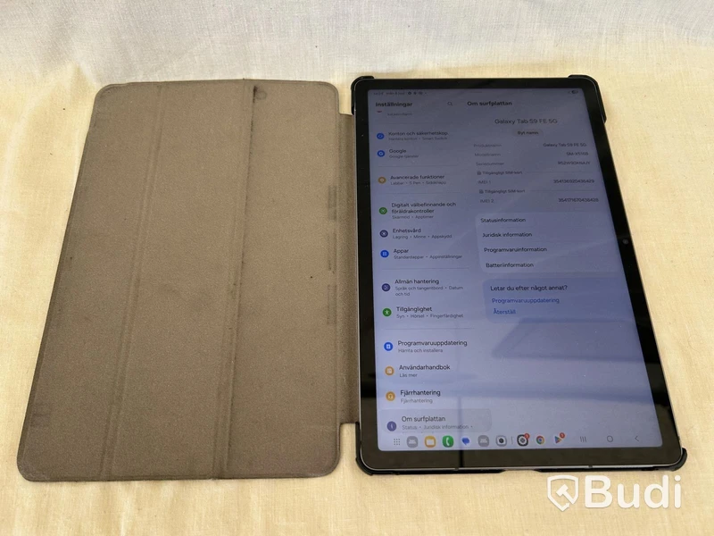Surfplatta Samsung Galaxy Tab S9 FE 5G