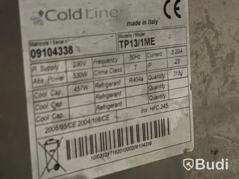 Kylbänk Cold Line TP13/1ME