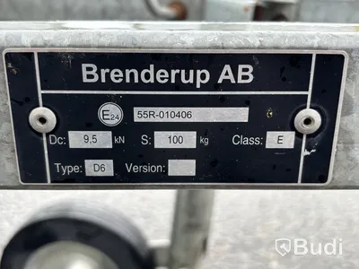 Mesh-sided trailer Brenderup FS1425 OB -2020