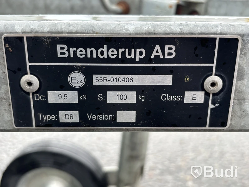 Mesh-sided trailer Brenderup FS1425 OB -2020