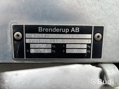 Mesh-sided trailer Brenderup FS1425 OB -2020