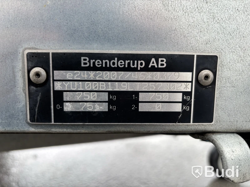 Mesh-sided trailer Brenderup FS1425 OB -2020