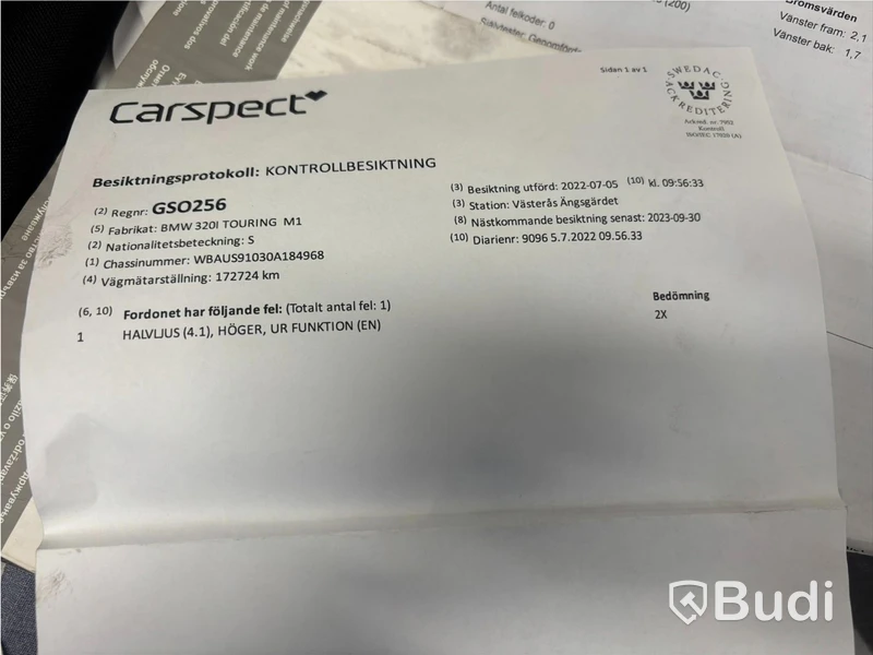 BMW 320i E91 LCI M Sport -2009 | Defekt