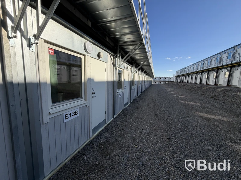 40 st Bodar med 2 lägenheter i varje (Modulby) - Etablering N (40 modular units with 2 apartments in each – Block N)