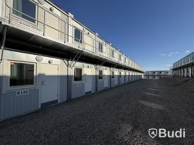 40 st Bodar med 2 lägenheter i varje (Modulby) - Etablering N (40 modular units with 2 apartments in each – Block N)