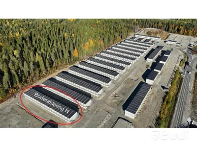 40 st Bodar med 2 lägenheter i varje (Modulby) - Etablering N (40 modular units with 2 apartments in each – Block N)