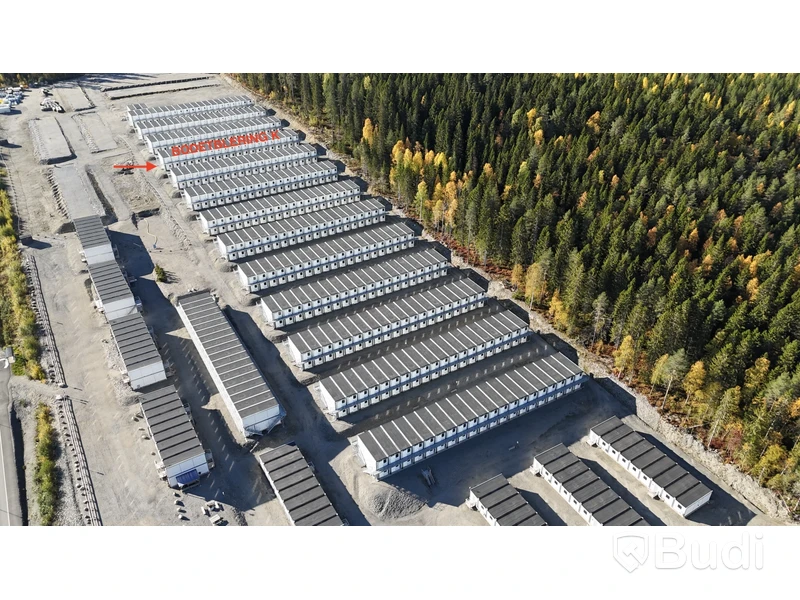 40 st Bodar med 2 lägenheter i varje (Modulby) - Etablering K (40 modular units with 2 apartments in each – Block K)