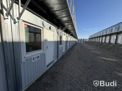 40 st Bodar med 2 lägenheter i varje (Modulby) - Etablering K (40 modular units with 2 apartments in each – Block K)