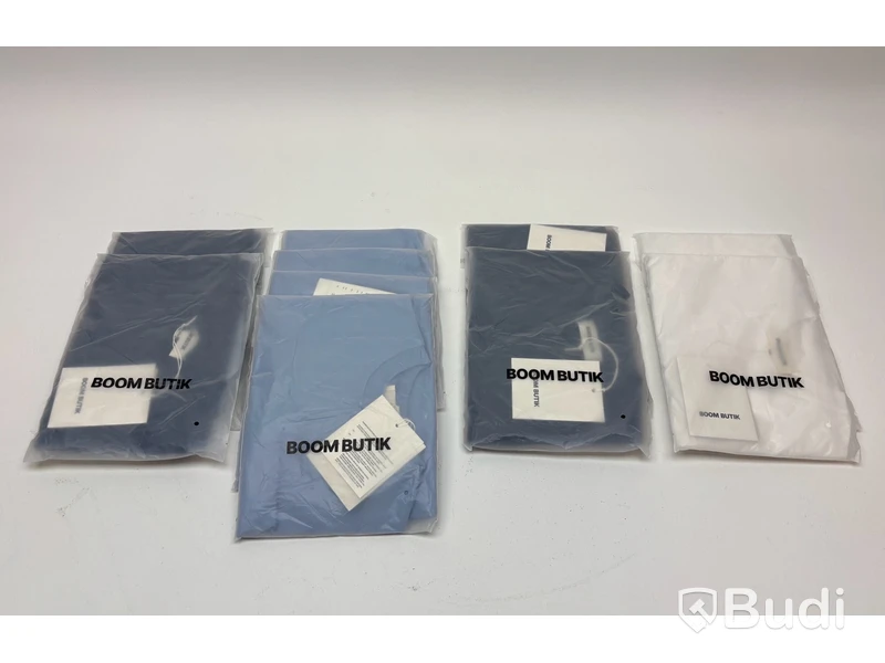 10 st. Tshirt BoomButik, blandade färger, unisex, stl. XXS