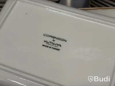 Tallrikar, ca 60 st, rektangulära, Corendon by Kutahya