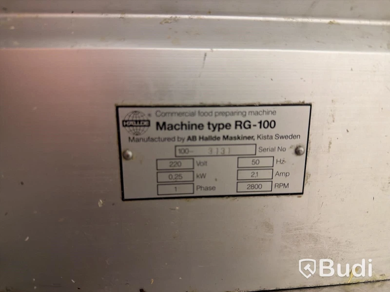 Grönsaksskärare, Hällde RG-100