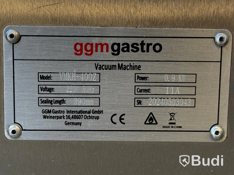 Vakuummaskin GGM Gastro VMKH400Z | 2024