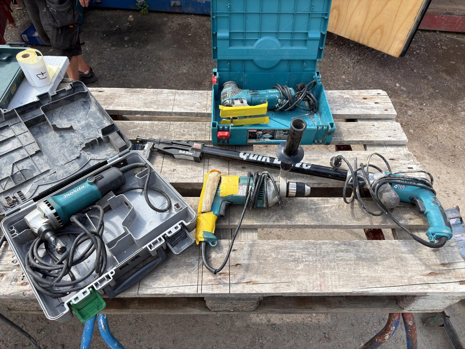 Maskinpaket Makita, 5 st