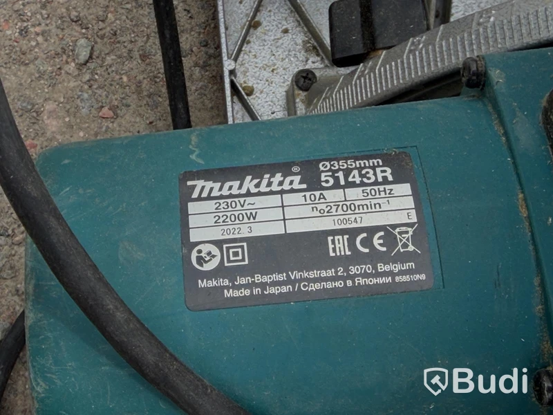Cirkelsåg Makita 5143R, 2200 W, 355 mm