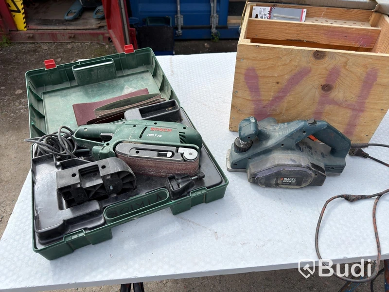 Belt sander and power planer