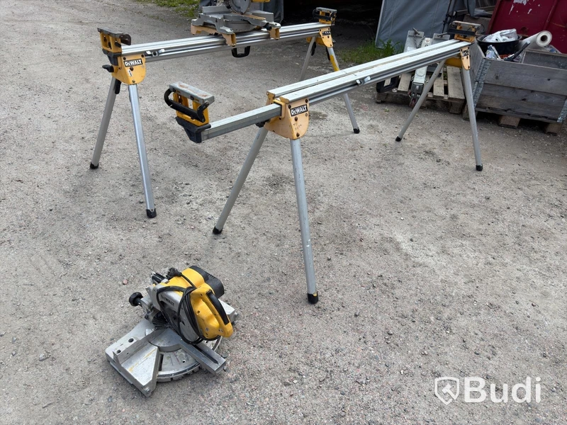 Kap-/gersåg DeWalt, med stativ