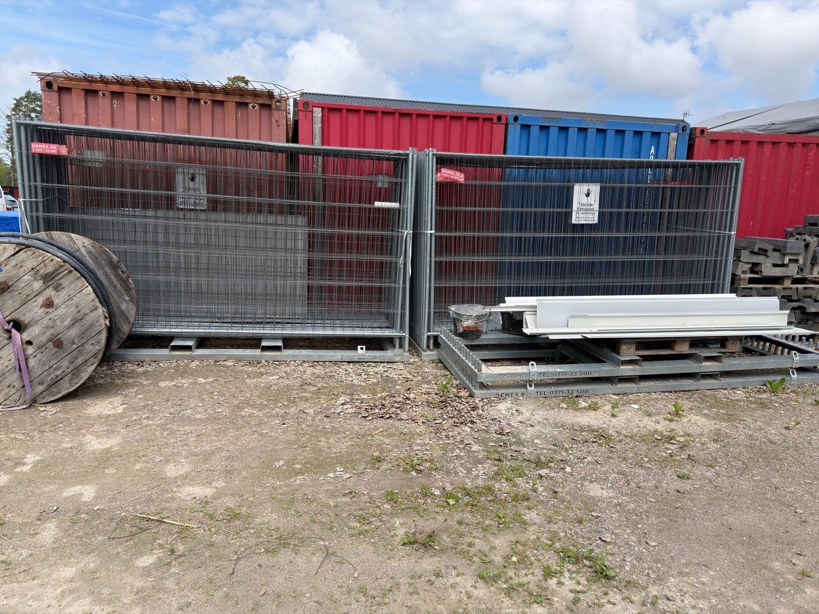 Temporary fencing, approx. 200 linear metres