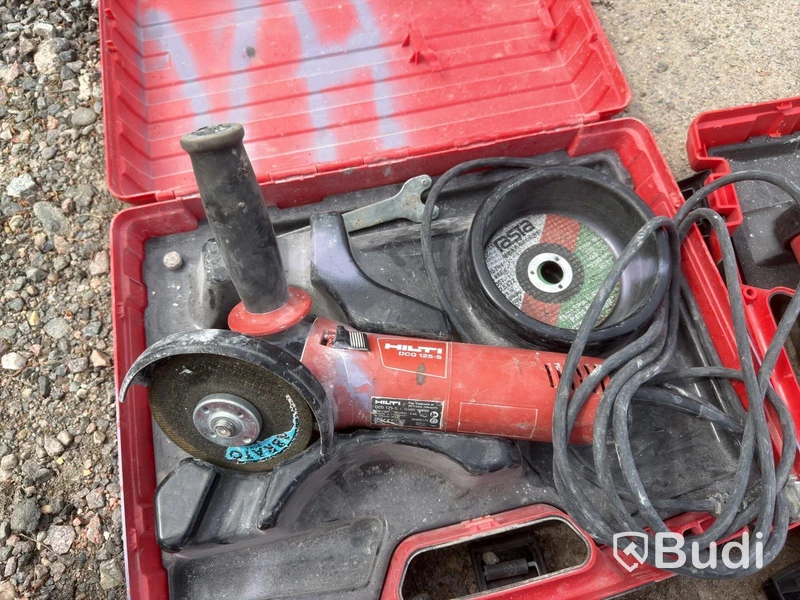 Hilti angle grinder, etc.