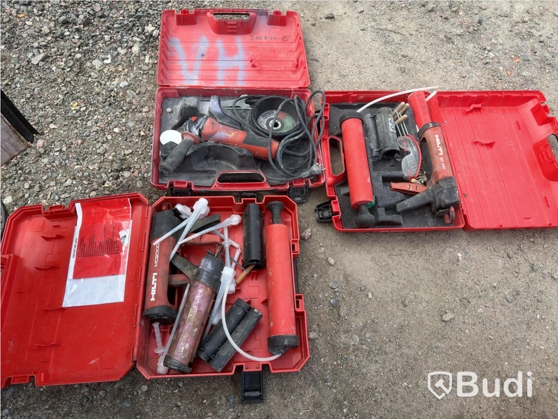Hilti angle grinder, etc.
