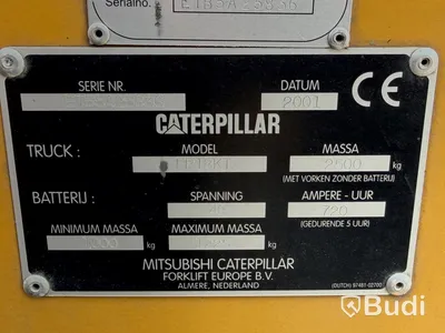 Eltruck Caterpillar 18 -2001 (rep-objekt)