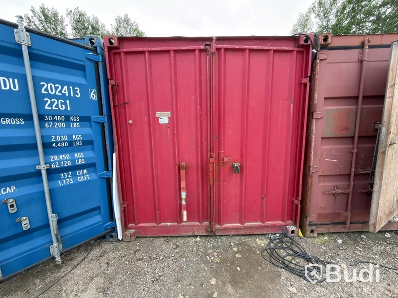 20-fots container med innehåll