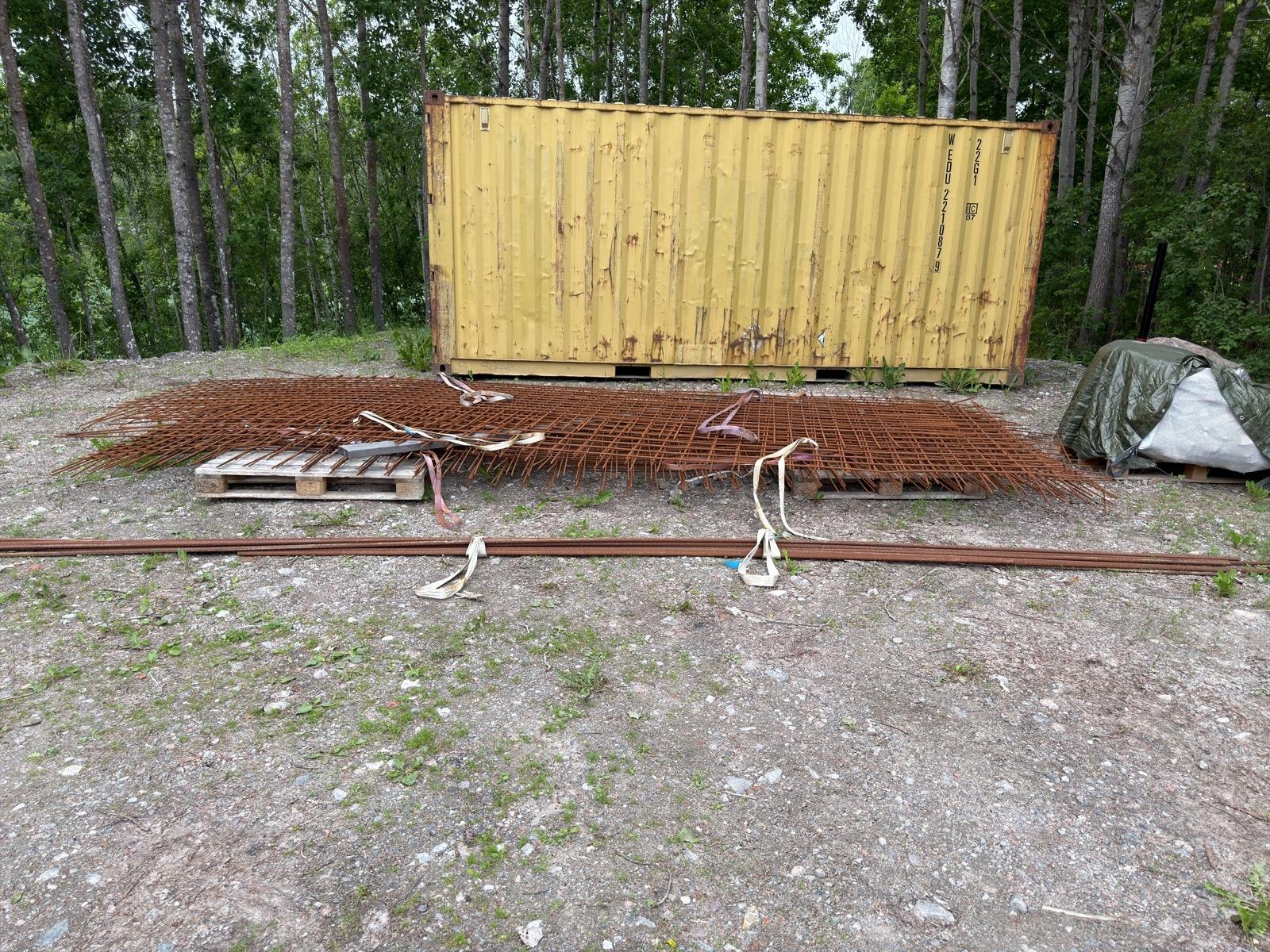 Armeringsmattor och järn