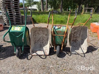 Cementblandare och brukvagnar